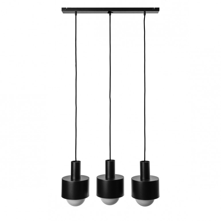 ENKEL 3L svart taklampa