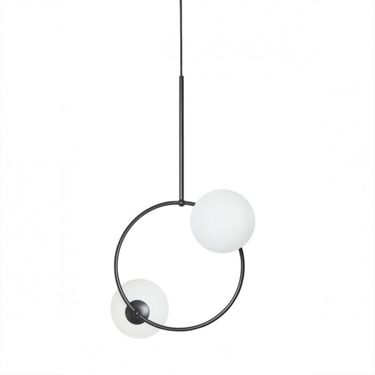 FUPPU A svart taklampa