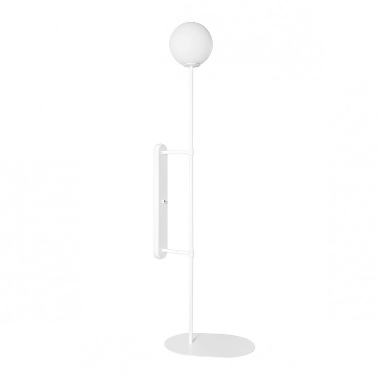 TABLO vit vägglampa / vägglampa med hylla