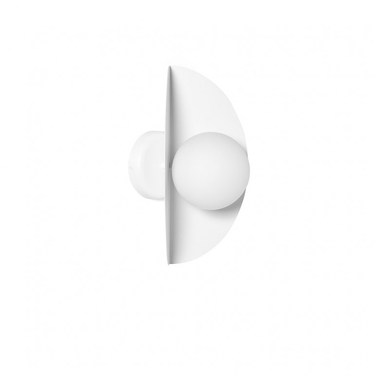 SALLO D vit vägglampa / väggsconce