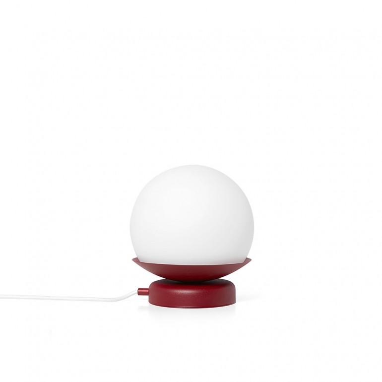KUUL ST bordslampa i vinrött