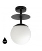 PLAAT B czarny plafon / lampa przysufitowa