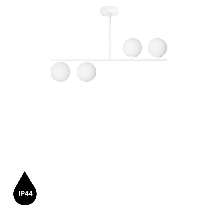 SUGURI En vit taklampa i storlek S