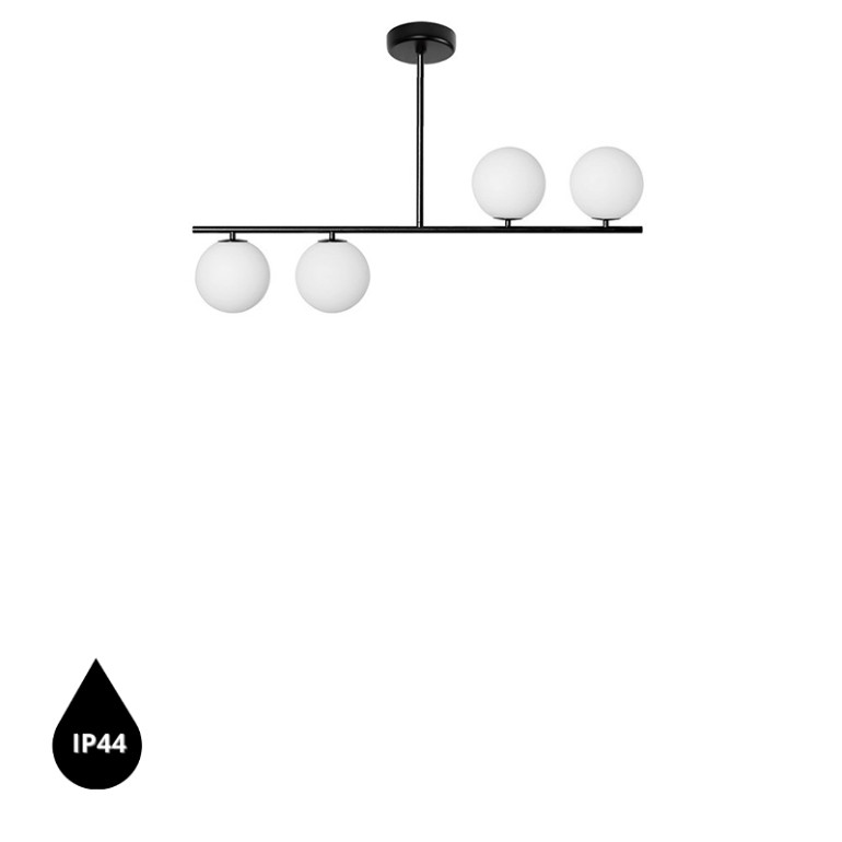 SUGURI En svart taklampa i storlek S