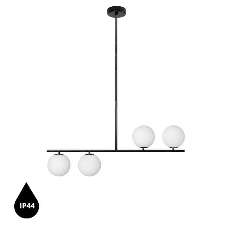 SUGURI En svart taklampa i storlek L