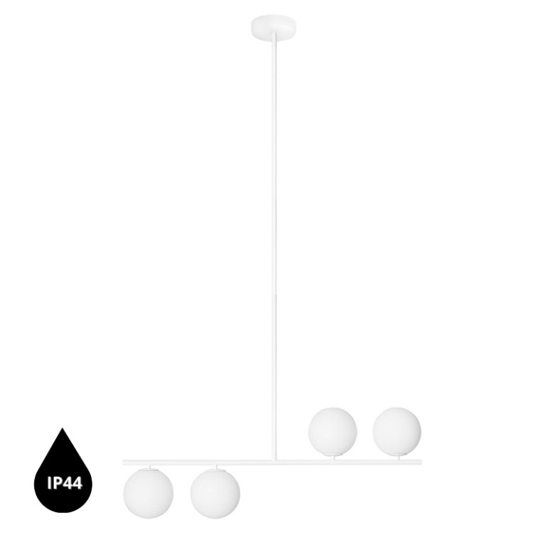 SUGURI En vit taklampa i XL-storlek