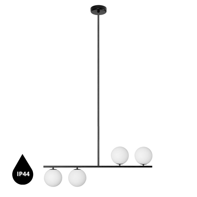 SUGURI En svart taklampa i XL-storlek