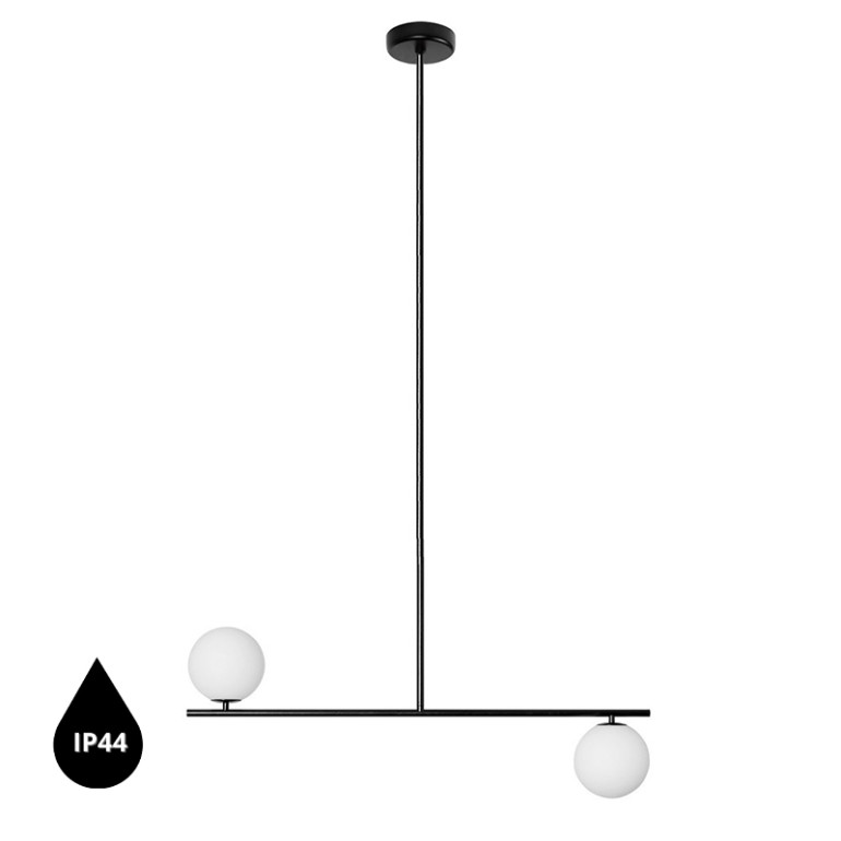 SUGURI C svart taklampa i XL-storlek