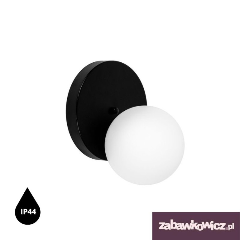 REFA A svart vägglampa / väggsconce