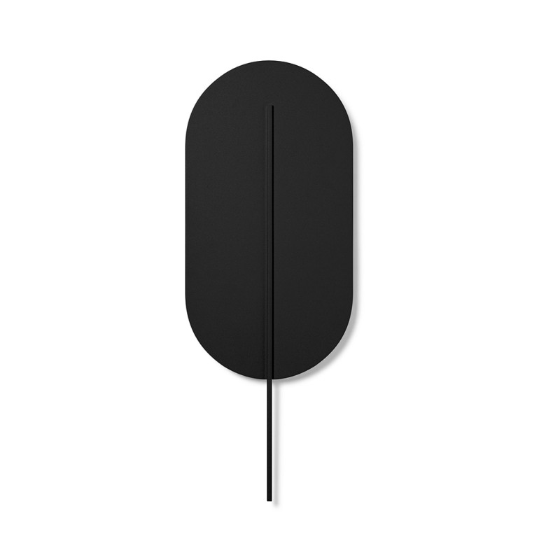 ROKKE svart vägglampa / väggsconce