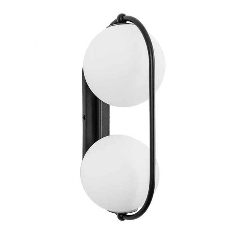 KOBAN E svart vägglampa / väggsconce