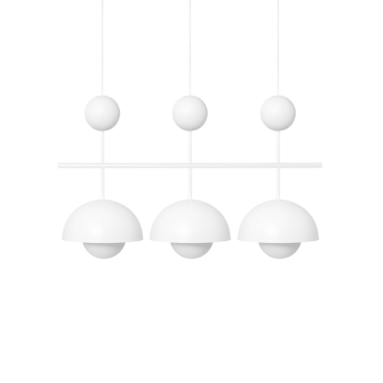 KELLO B vit trippel taklampa