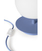 PLAAT ST marinblå bordslampa