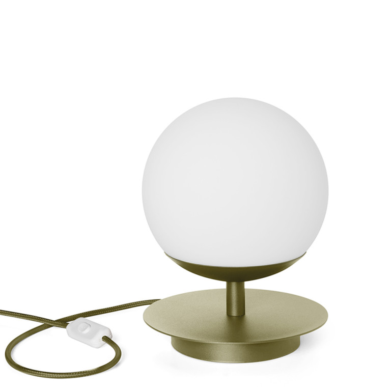 PLAAT ST olivgrön bordslampa