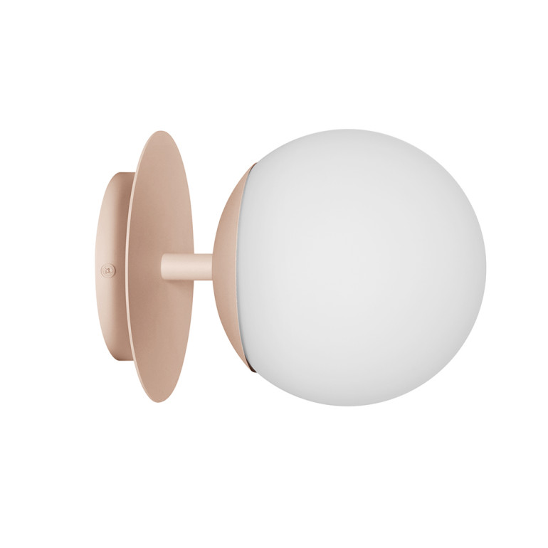 PLAAT C beige vägglampa / väggsconce