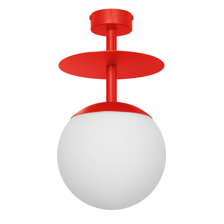 PLAAT B röd-orange taklampa / plafond