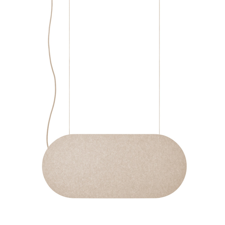 MALUMI A Acoustic – beige akustisk takpendel